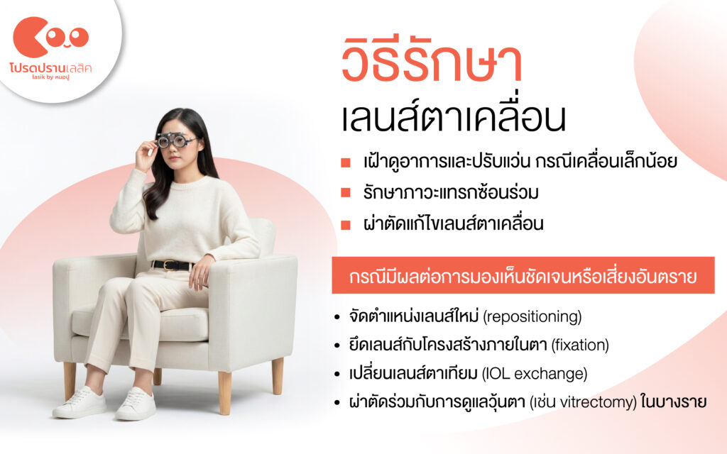 การรักษาเลนส์ตาเคลื่อน